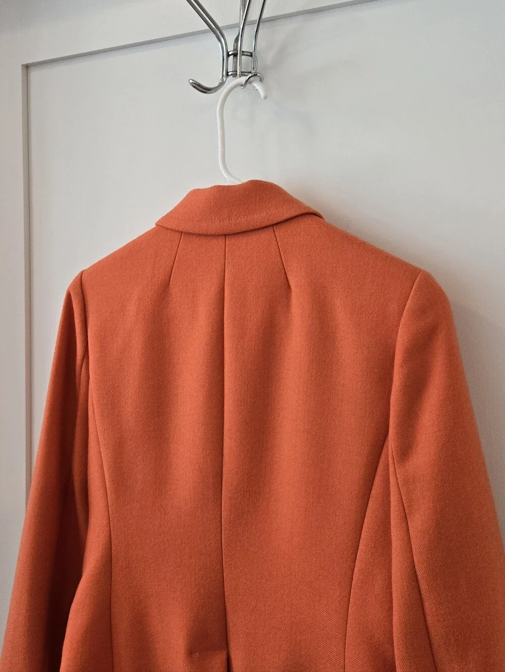 J.Crew Orange 100% Wool Blazer Sz 6